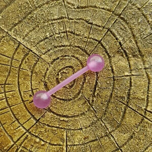 COPY - 14g glow in the dark tongue ring